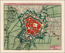  Map By Johannes Covens  &  Cornelis Mortier