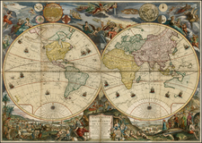 World and World Map By Louis Charles Desnos