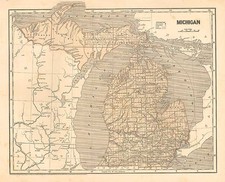 Midwest Map By Sidney Morse  &  Samuel Breese