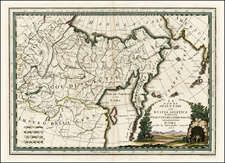 Alaska, China and Russia in Asia Map By Giovanni Maria Cassini