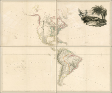 South America and America Map By Aaron Arrowsmith