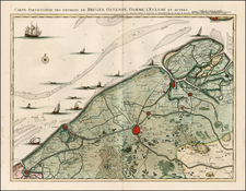  Map By Johannes Covens  &  Cornelis Mortier