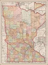 Midwest Map By Rand McNally & Company