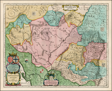 Spain Map By Willem Janszoon Blaeu