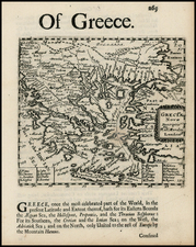 Mediterranean, Balearic Islands and Greece Map By Robert Morden