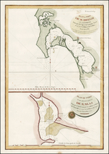 Mexico and California Map By Jean Francois Galaup de La Perouse