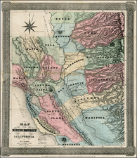 California Map By William A. Jackson
