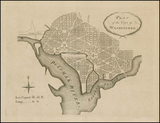 United States, Mid-Atlantic and Southeast Map By John Vallance  &  James Thackara