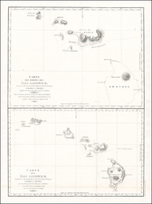 Hawaii and Hawaii Map By Jean Francois Galaup de La Perouse