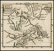 Polar Maps, Midwest and Canada Map By Robert Morden / Abraham Wolfgang