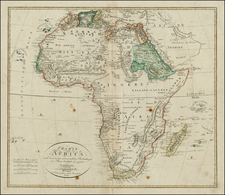 Africa and Africa Map By Iohann Matthias Christoph Reinecke