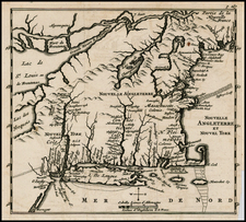 Mid-Atlantic and Southeast Map By Richard Blome - Abraham Wolfgang