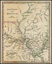 Midwest, Illinois and Missouri Map By William Darby