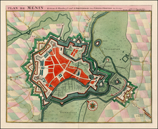  Map By Johannes Covens  &  Cornelis Mortier