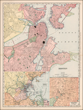 New England Map By Rand McNally & Company