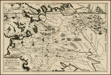 Poland, Russia and Ukraine Map By Nicolas de Fer