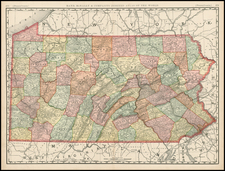 Mid-Atlantic Map By William Rand  &  Andrew McNally