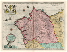 Spain Map By Willem Janszoon Blaeu