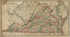 Mid-Atlantic and Southeast Map By Matthew Fontaine Maury - Charles L. Ludwig