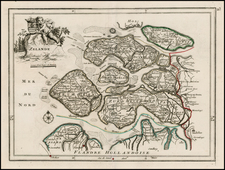 Netherlands Map By George Louis Le Rouge