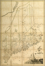 New England Map By Osgood Carleton