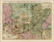  Map By Johannes Covens  &  Cornelis Mortier