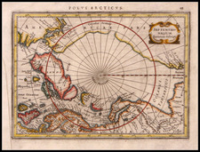 World, World, Polar Maps and Alaska Map By Gerard Mercator