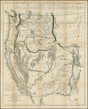 Southwest, Rocky Mountains and California Map By John Charles Fremont / Charles Preuss