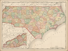 Southeast Map By Rand McNally & Company