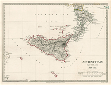 Italy and Balearic Islands Map By SDUK