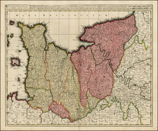 France and Balearic Islands Map By Gerard Valk