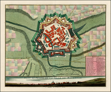 France Map By Johannes Covens  &  Cornelis Mortier