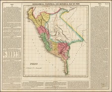 South America Map By Henry Charles Carey  &  Isaac Lea