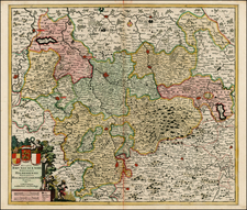 Norddeutschland Map By Justus Danckerts