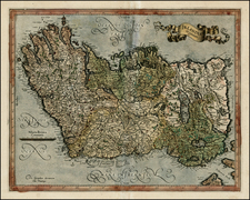 Ireland Map By  Gerard Mercator