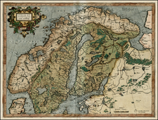 Scandinavia Map By Gerhard Mercator