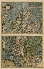 Scotland Map By Gerhard Mercator