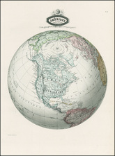 North America Map By F.A. Garnier