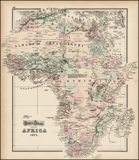 Africa and Africa Map By OW Gray