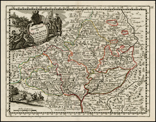 Czech Republic & Slovakia Map By George Louis Le Rouge