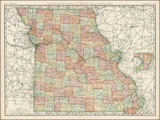 Midwest and Plains Map By Rand McNally & Company