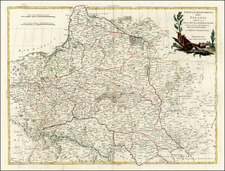 Poland and Baltic Countries Map By Antonio Zatta