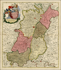 France and Germany Map By Peter Schenk