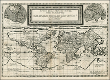 World and World Map By Cornelis de Jode