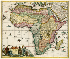 Africa and Africa Map By Frederick De Wit