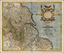 British Isles Map By  Gerard Mercator