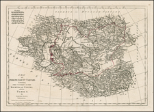 Russia, China, Central Asia & Caucasus and Russia in Asia Map By Samuel Dunn