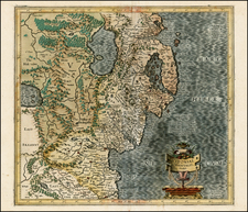 Ireland Map By  Gerard Mercator