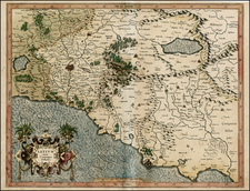 Italy Map By  Gerard Mercator