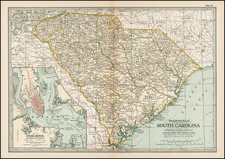 Southeast Map By The Century Company